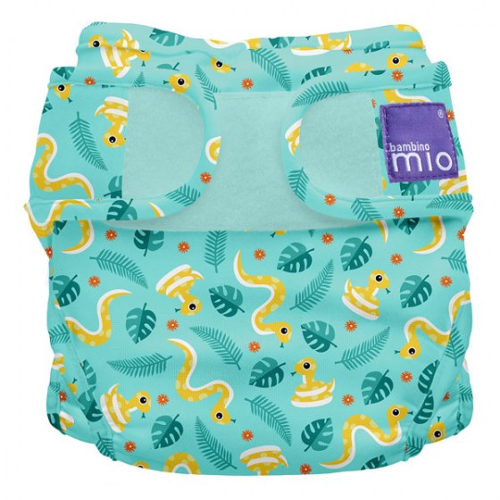 Svrchní plenkové kalhotky Bambino Mio miosoft Jungle snake, 3-9kg